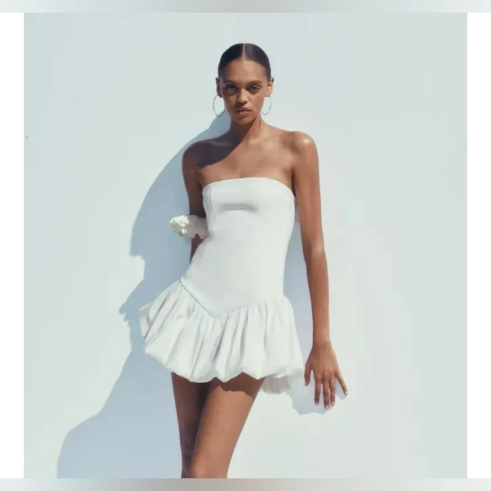 Zara Balloon Skirt Dress - Picture 4 of 6